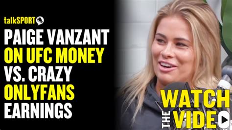 VanZant on her OnlyFans success: ‘Our lives just。